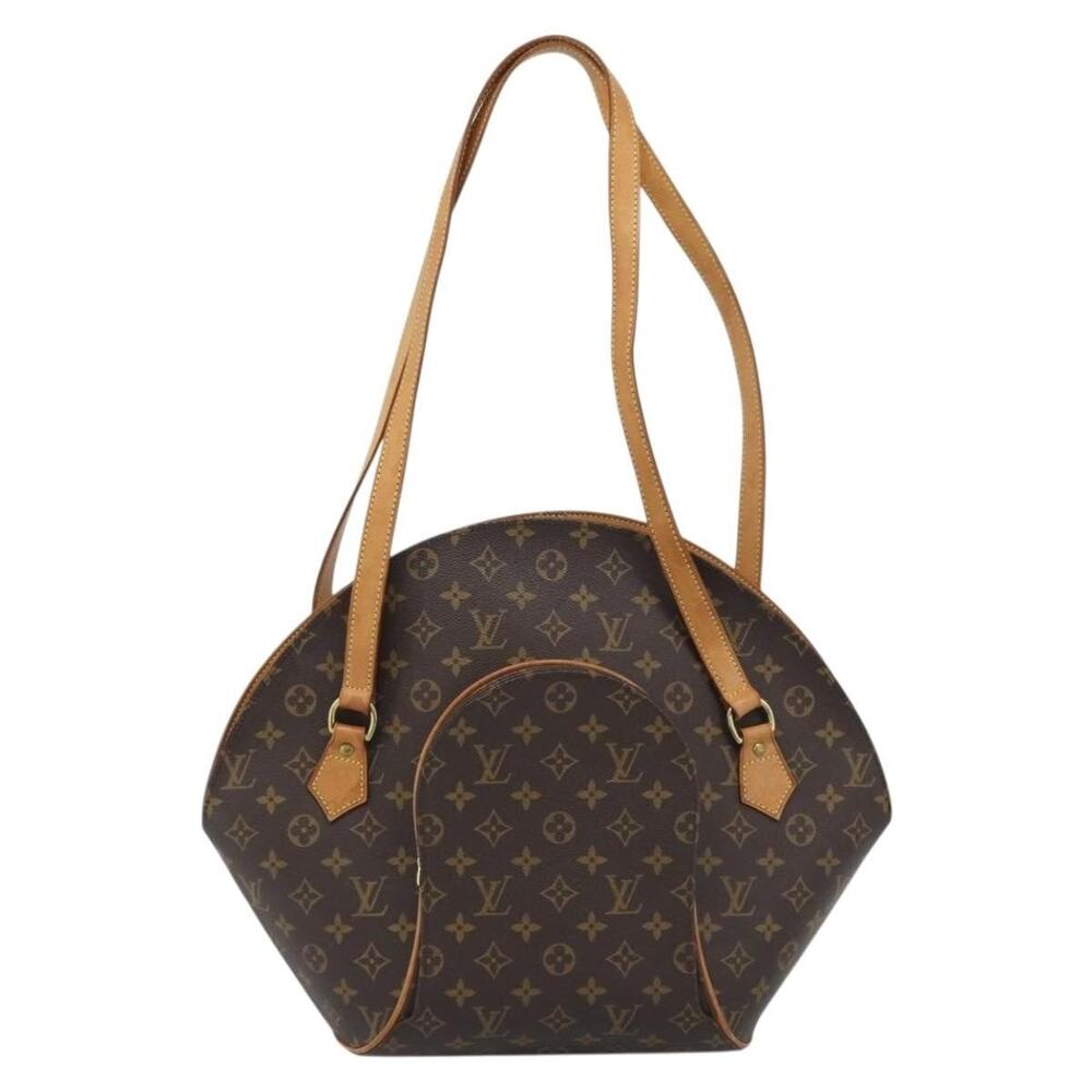 Louis Vuitton Monogram Ellipse Shopping Shoulder Bag Brown